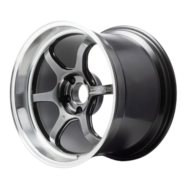 Advan Racing R6 5x100 18x9.5+45 Machining & Racing Hyper Black