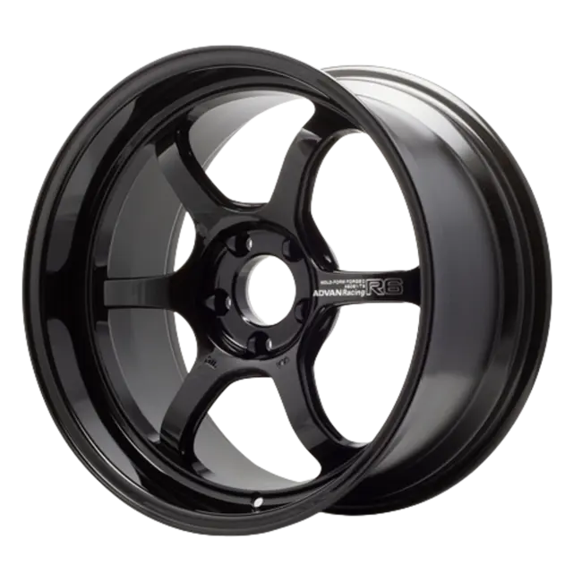 Advan Racing R6 5x114.3 18x8.0+45 Racing Titanium Black