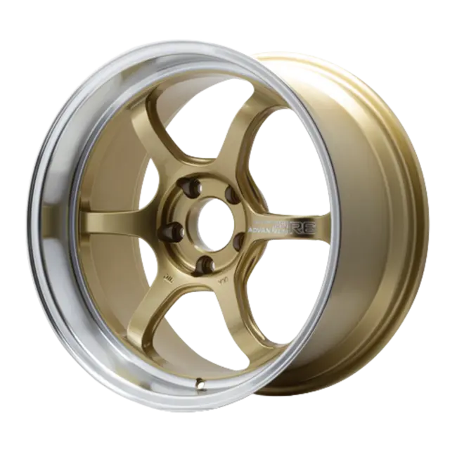 Advan Racing R6 5x114.3 18x9.5+12 Machining & Racing Brass Gold