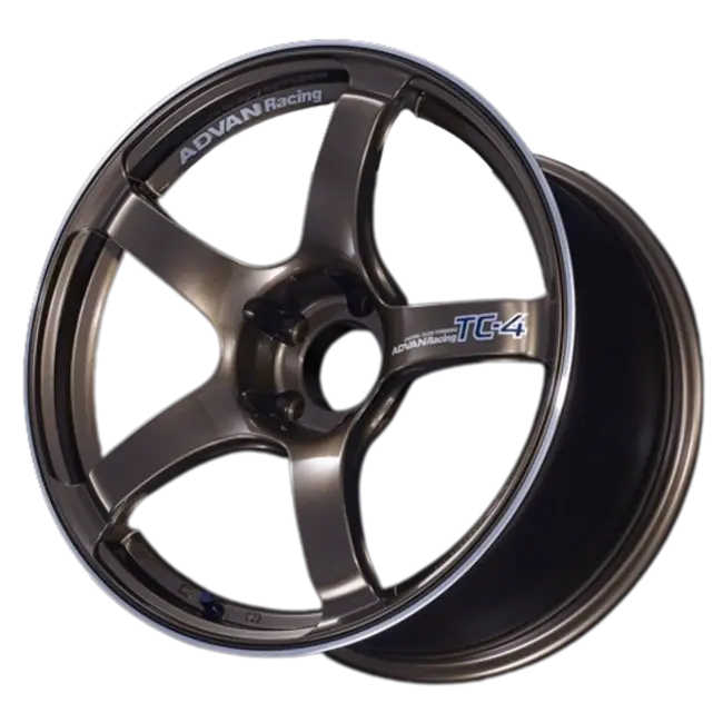 Advan TC-4 4x100 15x5.0+45 Umber Bronze Metallic & Ring