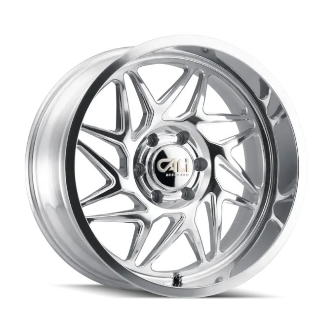 Cali Off-Road Gemini 9112 8x180 24x14-76 Polished/Milled Spokes