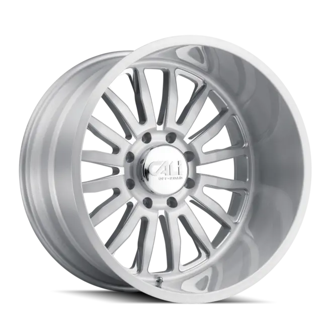 Cali Off-Road Summit 9110 5x127 24x14-76 Brushed Clear Gloss