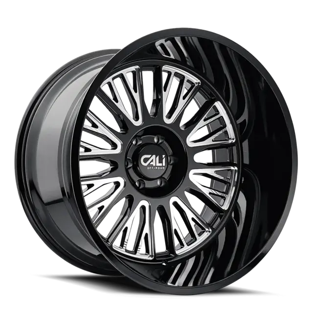 Cali Off-Road Vertex 9116 8x165.1 22x12-44 Black Milled