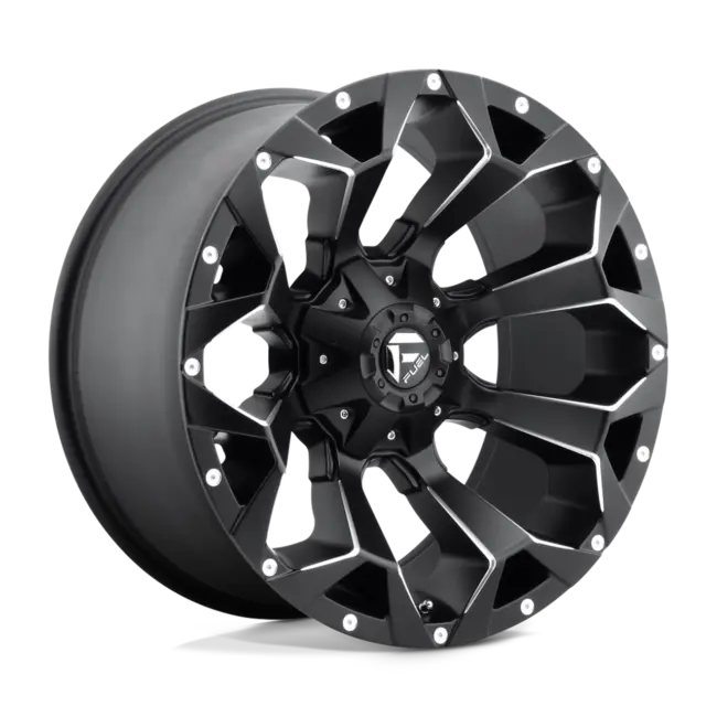 Fuel 1PC D546 ASSAULT 5X114.3/5X127 20X12 -43 MATTE BLACK MILLED