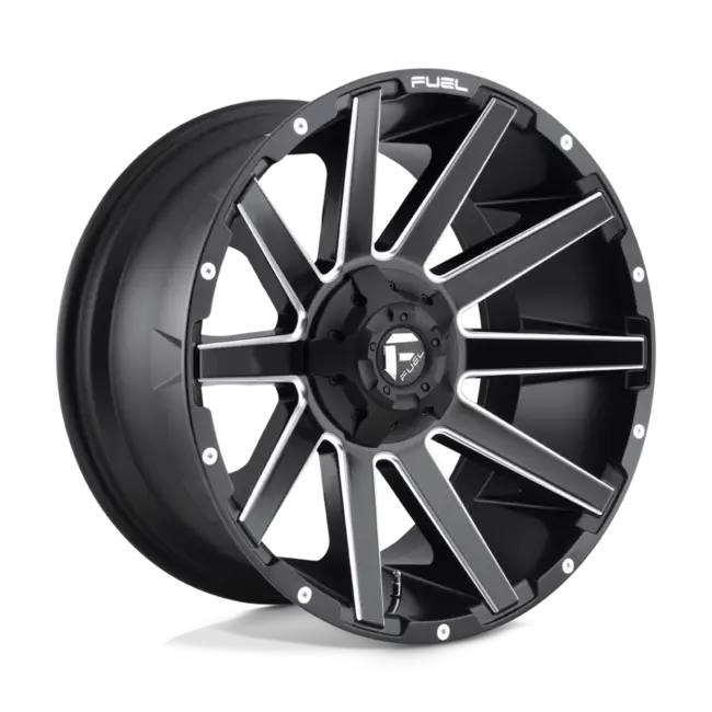 Fuel 1PC D616 CONTRA 6X135/6X139.7 20X9 +1 MATTE BLACK MILLED