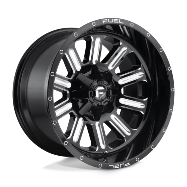 Fuel 1PC D620 HARDLINE 5X139.7/5X150 18X9 +20 GLOSS BLACK MILLED