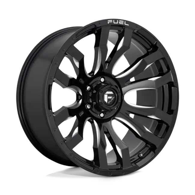 Fuel 1PC D673 BLITZ 6X139.7 22X10 -18 GLOSS BLACK MILLED