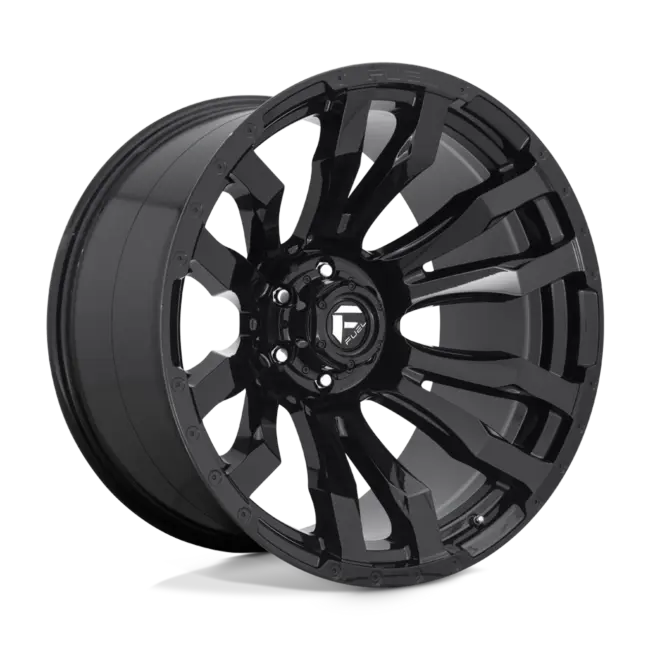 Fuel 1PC D675 BLITZ 6X139.7 17X9 -12 GLOSS BLACK