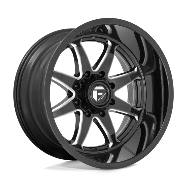 Fuel 1PC D749 HAMMER 5X127 20X9 +1 GLOSS BLACK MILLED