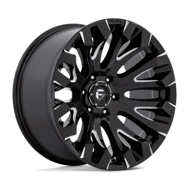 Fuel 1PC D828 QUAKE 5X114.3 20X9 +1 GLOSS BLACK MILLED