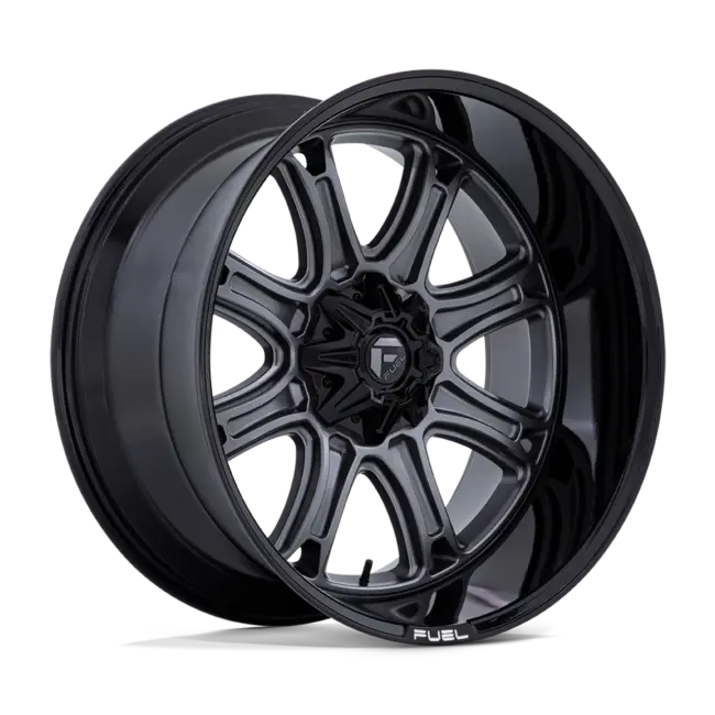 Fuel 1PC DARKSTAR 6X135/6X139.7 22X10 -18 MATTE GUNMETAL WITH BLACK LIP