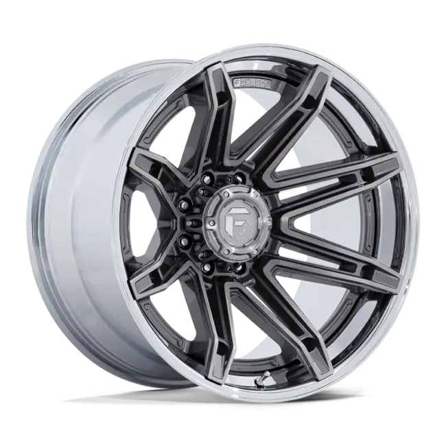 Fuel 1PC FC401 BRAWL 6X139.7 20x10 -18 PLATINUM WITH CHROME LIP