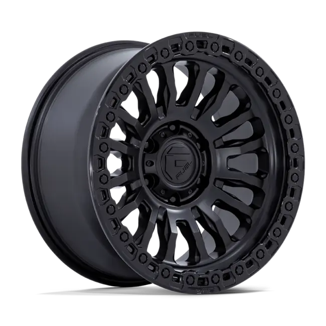 Fuel 1PC FC857 RINCON 5X139.7 18X9 +1 MATTE BLACK WITH GLOSS BLACK LIP