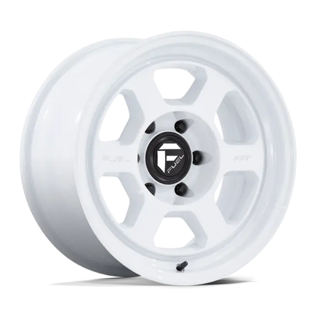 Fuel 1PC FC860 HYPE 5X150 17x8.5 +10 GLOSS WHITE