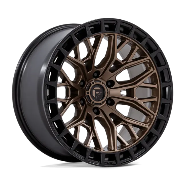 Fuel 1PC FC869 SIGMA 6X139.7 17x9 +1 MATTE BRONZE W/ MATTE BLACK LIP