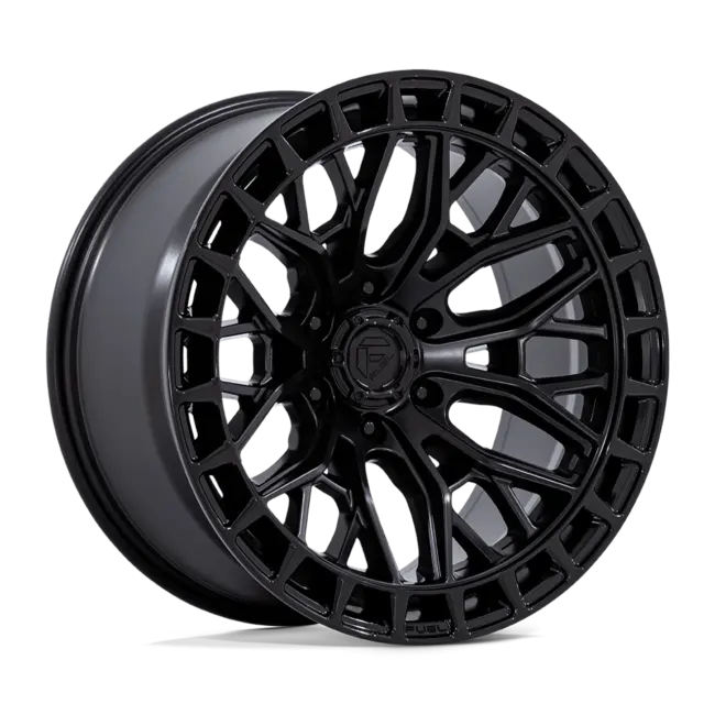 Fuel 1PC FC869 SIGMA 6X139.7 17x9 -12 BLACKOUT W/ GLOSS BLACK LIP