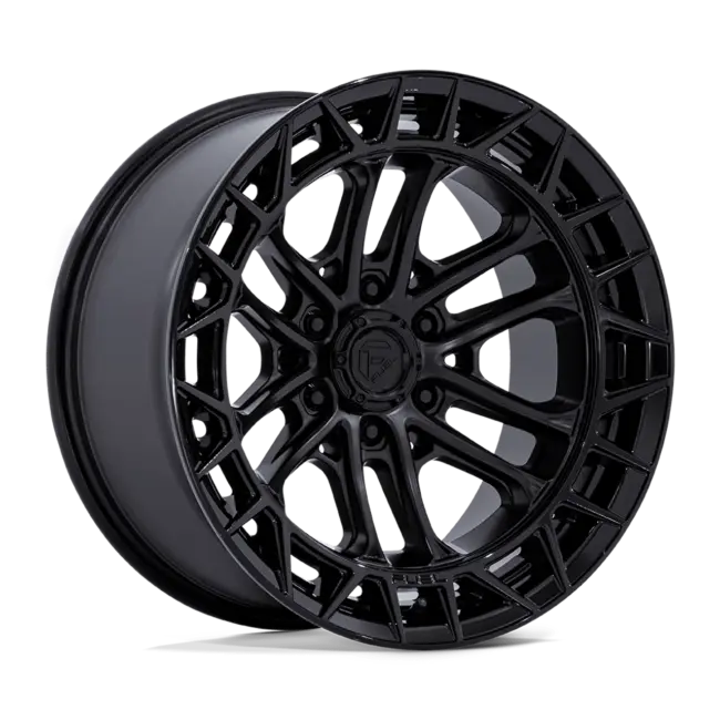 Fuel 1PC FC874 CELSIUS 6X135 20x9 +1 MATTE BLACK W/ GLOSS BLACK LIP