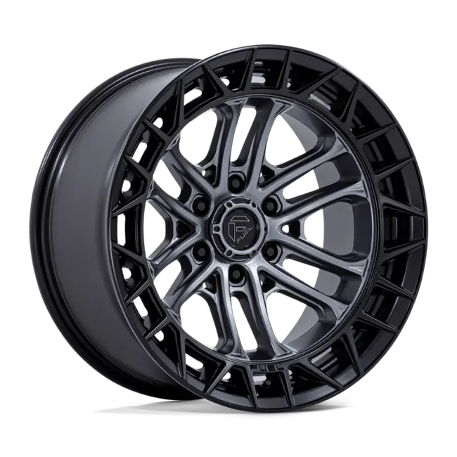 Fuel 1PC FC874 CELSIUS 6X139.7 20x9 +1 MATTE GUNMETAL W/ MATTE BLACK LIP