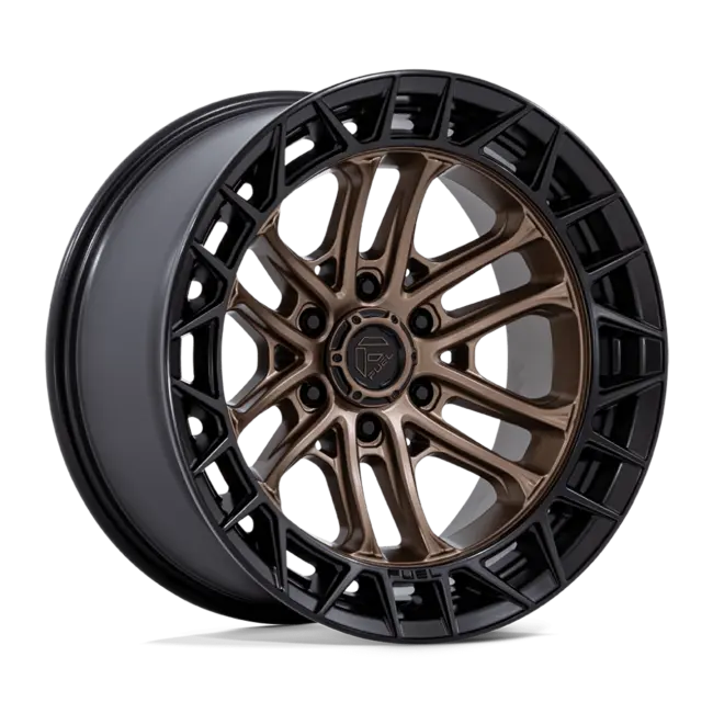 Fuel 1PC FC874 CELSIUS 6X139.7 20x9 +20 MATTE BRONZE W/ MATTE BLACK LIP