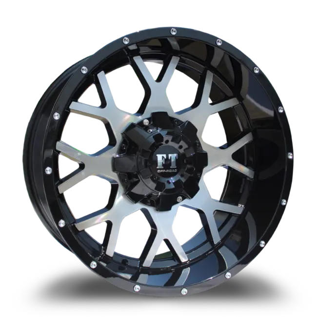 FULL THROTTLE FT0151 5x114.3/5x127 17x9-12 POLISH/GLOSS BLACK