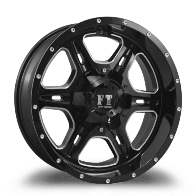 FULL THROTTLE FT6054 5x139.7/5x150 20x10-24 BLACK / MILLED