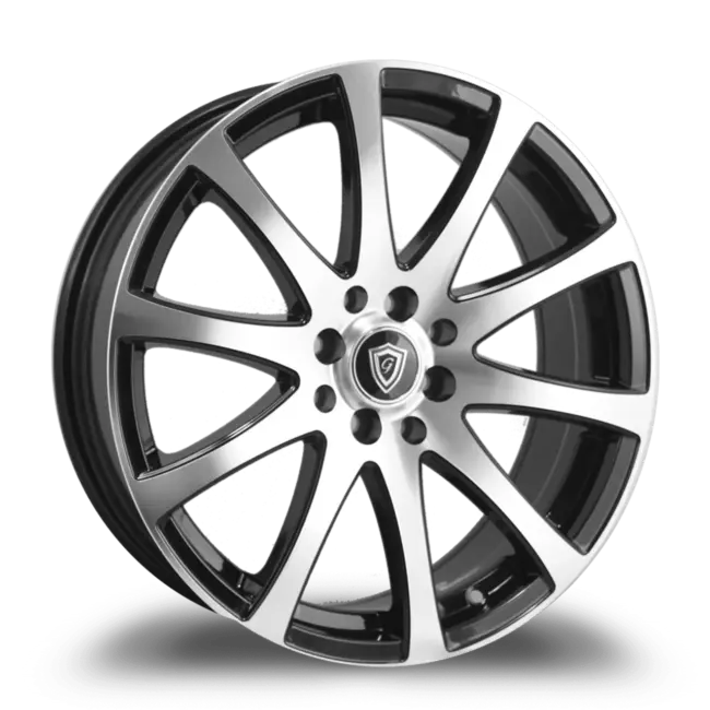 G - LINE ALLOYS G0001 5x114.3/5x120 17x7.5+35 BLACK / MACHINED