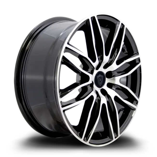 G - LINE ALLOYS G1017 5x114.3/5x120 17x7.5+35 BLACK / MACHINED