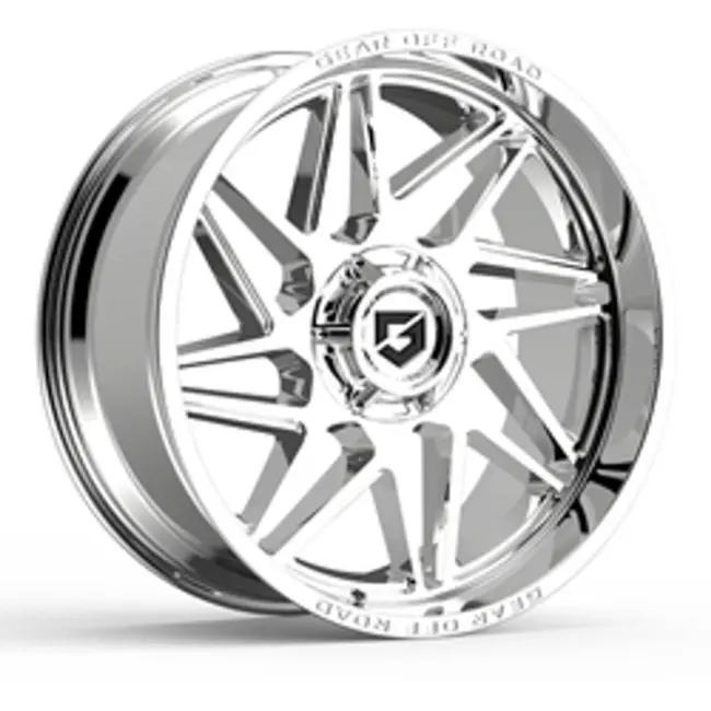 Gear Off Road 761C Ratio 6X135/6x139.7 20x10 -19 Chrome Plated with Lip Logo