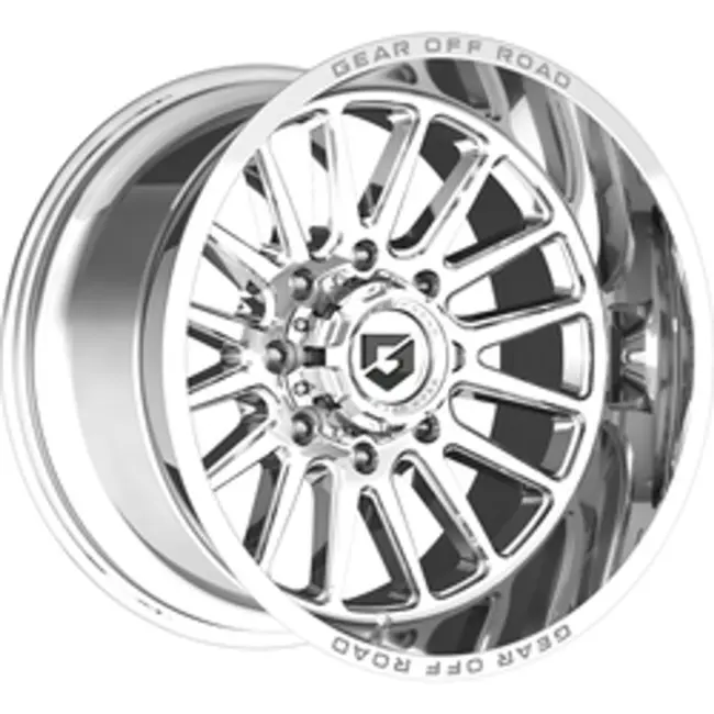 Gear Off Road 764C 6X135/6x139.7 20x12 -44 Chrome Plated w/ Lip Logo