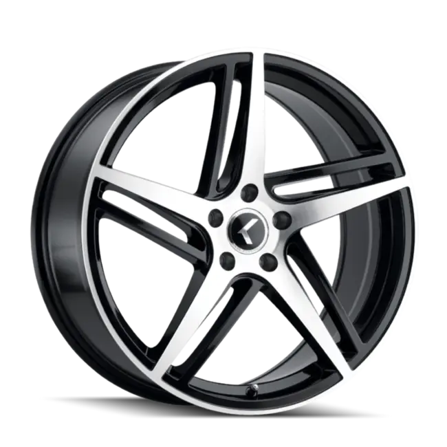 Kraze Milano 195 5x112 18x8+40 Black/Machined Face