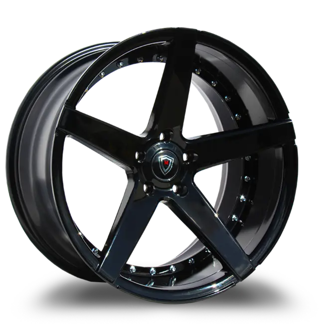 MARQUEE WHEELS M3226 5x114.3 20x9+33 BLACK - GLOSSY BLACK