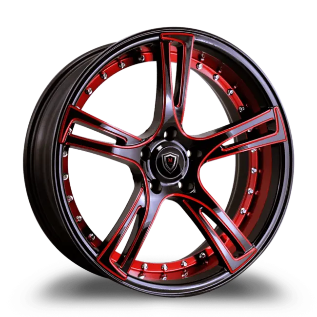 MARQUEE WHEELS M3247 5x112 20x9+35 BLACK / MILLED