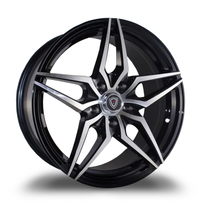 MARQUEE WHEELS M3259 5x115 18x8+25 BLACK / MACHINED