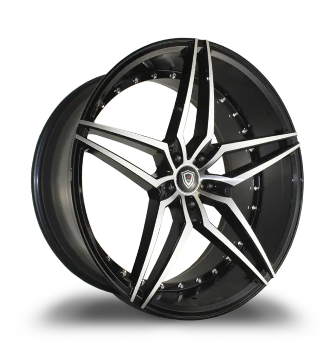 MARQUEE WHEELS M3259 5x120 22x9+35 BLACK / MACHINED