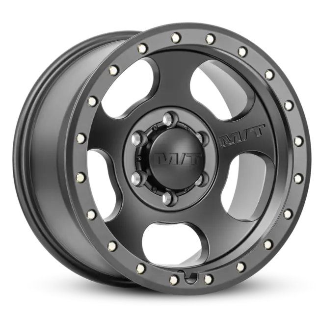 Mickey Thompson Canyon Pro Black 6X135 17x9 -12 Satin Black. Zinc Bolts