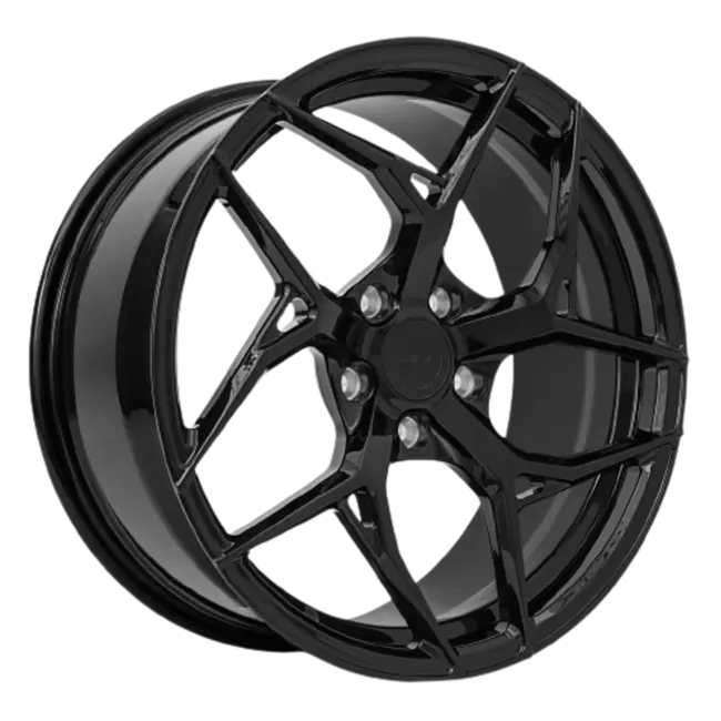 MRR Forged F10 5x120 19x8.5  +38 Carbon Flash fit Corvette C8 ( rear: FF1020A152048L-CF )