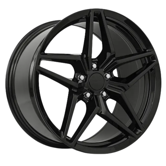 MRR M755 5x120.65 18x10  +30 Gloss Black fit Corvette C6 C7 Z06/Grandsport/ZR1