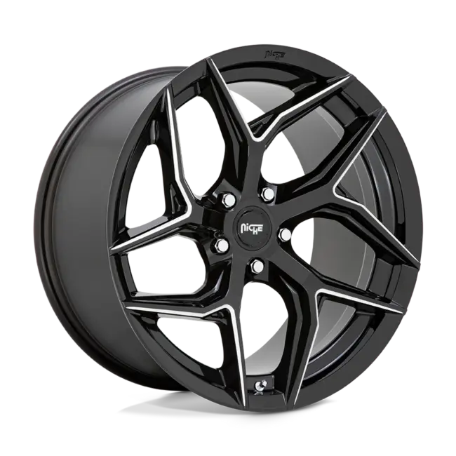 Niche 1PC M266 TORSION 5X115 20X9 +18 GLOSS BLACK MILLED