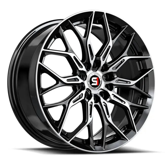 Spec-1 SP-57 4x100/4x114.3 17x7.5 +42 Gloss Black & Machined