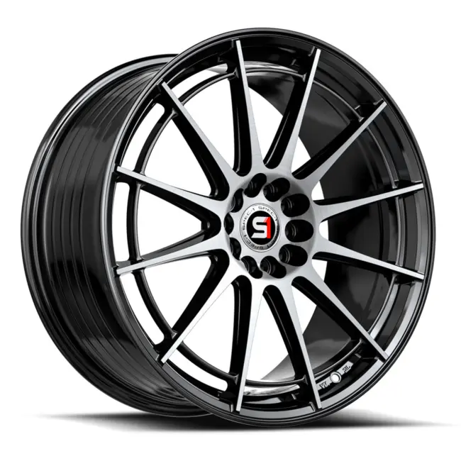 Spec-1 SP-64 5x105/5x114.3 17x8 +42 Gloss Black & Machined