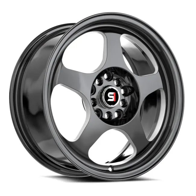 Spec-1 SPT-36 4x100/4x114.3 16x7 +30 Gloss Black & Milled