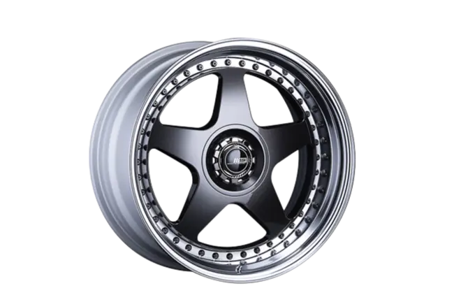 SSR Professor SP6 5x100 18X10-1 SL Disk Prism Dark Gunmetal