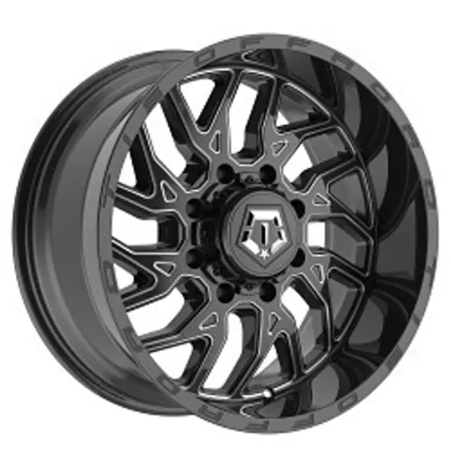 TIS 544BM 2.0 6X135/6x139.7 20x9 +01 GLOSS BLACK MILLED