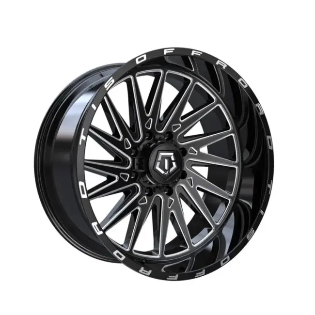 TIS 547BM 2.0 6X135/6x139.7 20x9 +0 GLOSS BLACK MILLED