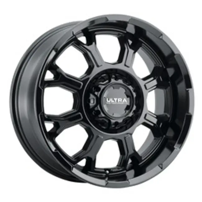 Ultra 124BK Commander 8X170 18x9 +01 Gloss Black