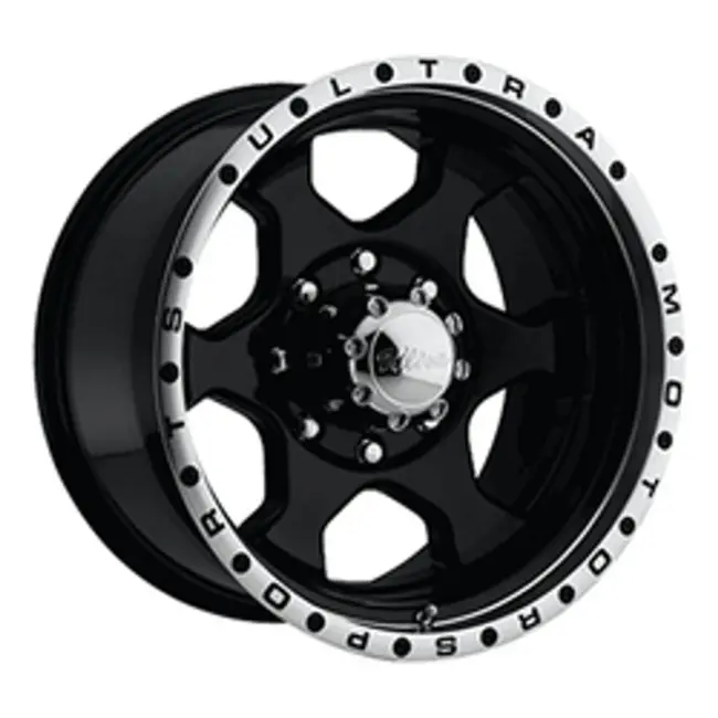 Ultra 175B Rogue 8X170 16x8 -06 Gloss Blk Diamond Cut Accents