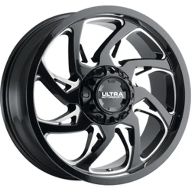 Ultra 230BM Villain 5x127/5x139.7 20x10 -25 Gloss Black w/Milled Accents