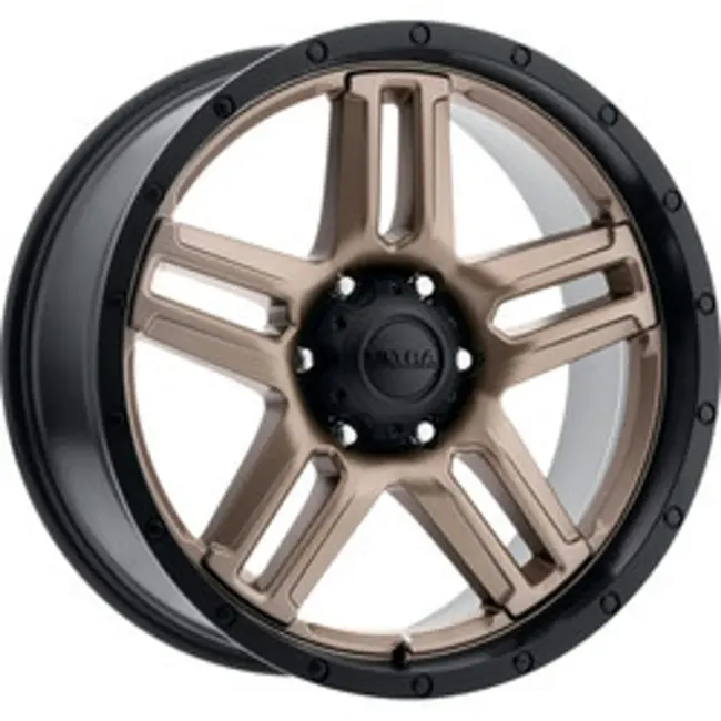 Ultra 258BZ Prowler Truck 5x127 17x9 +12 Satin Bronze w/Satin Black Lip