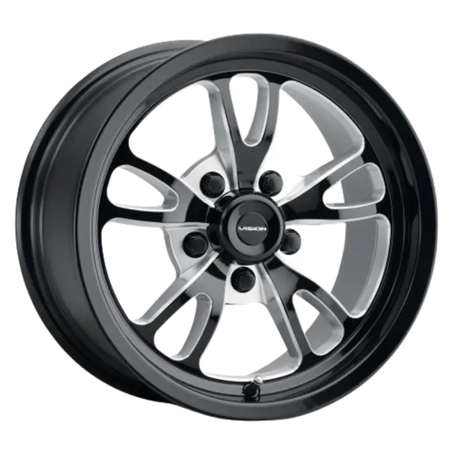 Vision American-Muscle 149 Patriot 5x114.3 17x7+0 Gloss Black Milled Spoke