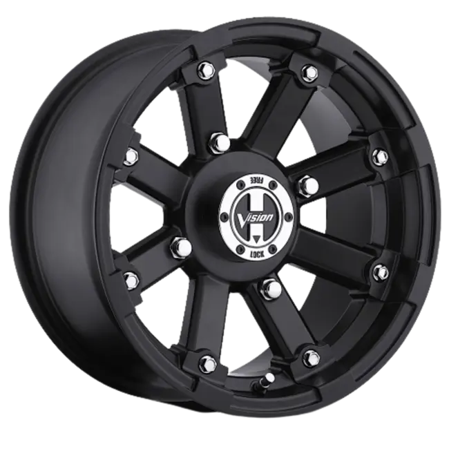 Vision ATV 393 Lock Out 4x115 14x8-10 Matte Black